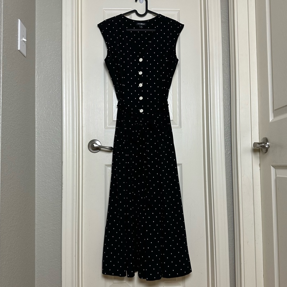 Wide Leg Jumpsuit with Shoulder Pads